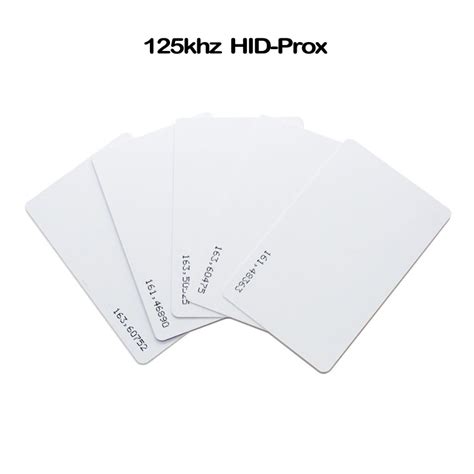 rfid proximity id card 125khz|what is hid proximity card.